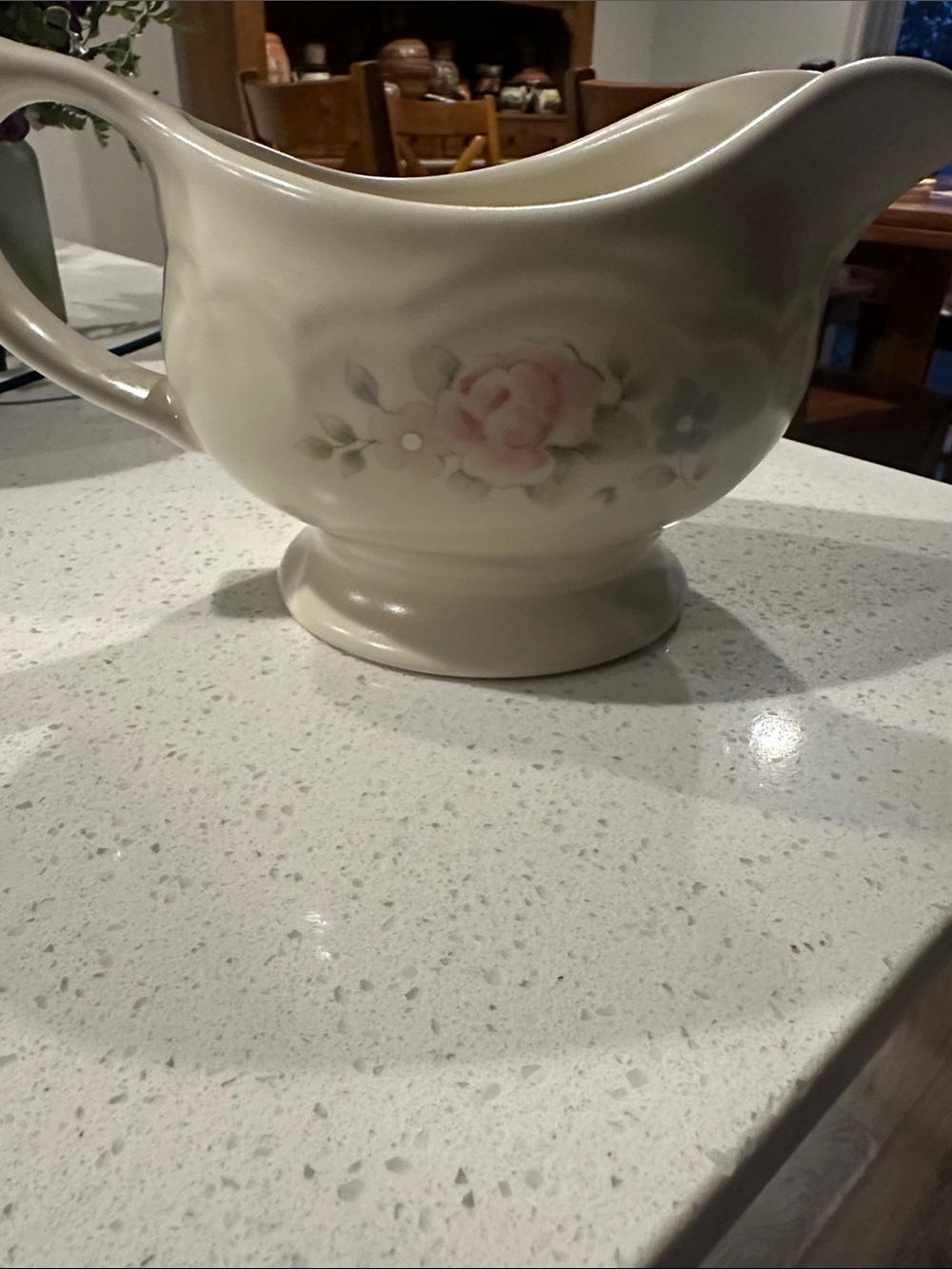 Pfaltzgraff Gravy Boat Tea Rose